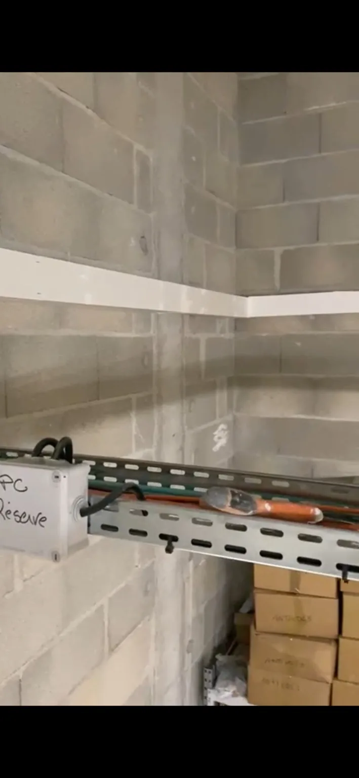 Habillage coupe-feu d’un réseau technique