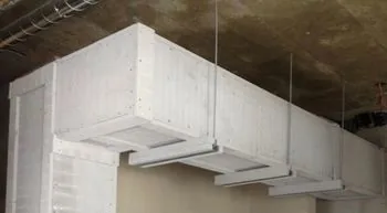 Encoffrement horizontal de gaines